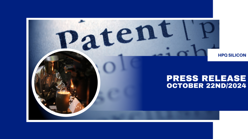 HPQ Files Provisional Patent Application for High Throughput Silicon ...
