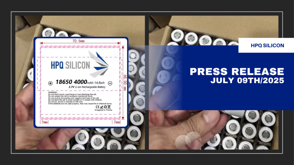 HPQ Silicon Fast-Tracks North American Battery Production—Targets Q3 ...